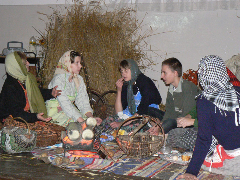 Żywie jaszcze tradycja - wieczornica w Trześciance